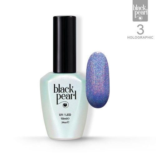 03 Holographic - błękitny lakier hybrydowy 10ml
