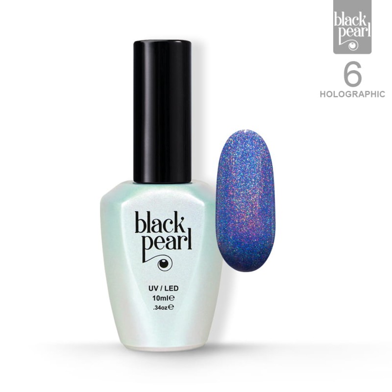06 Holographic - niebieski lakier hybrydowy 10ml