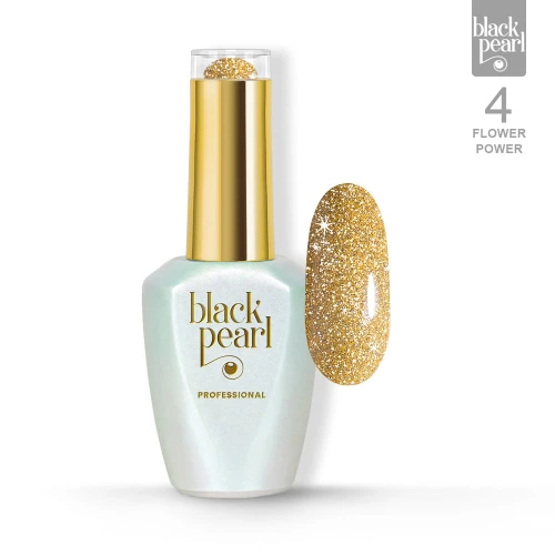 Lakier hybrydowy żółty cytrynowy flash 10 ml – neonowy błysk Flower Power 4