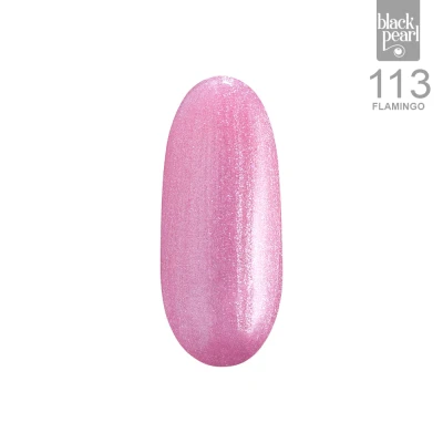 różowe paznokcie hybrydowe połysk