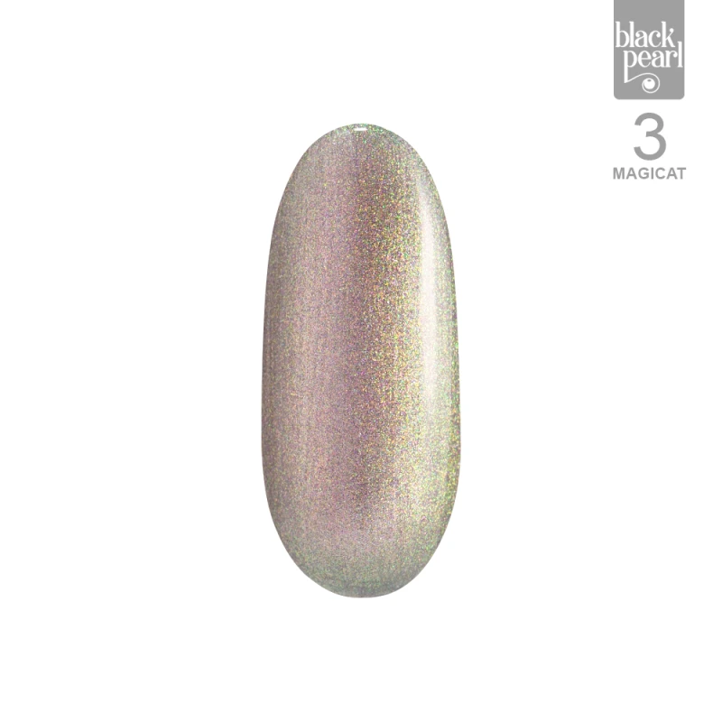 złoty lakier hybrydowy bez efektu magnesu kolor bazowy