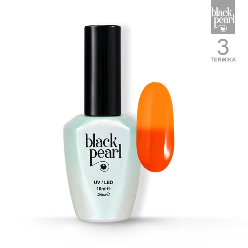 Lakier hybrydowy termiczny żółto pomarańczowo czerwony 10 ml – Termika 03 efekt zmiany koloru