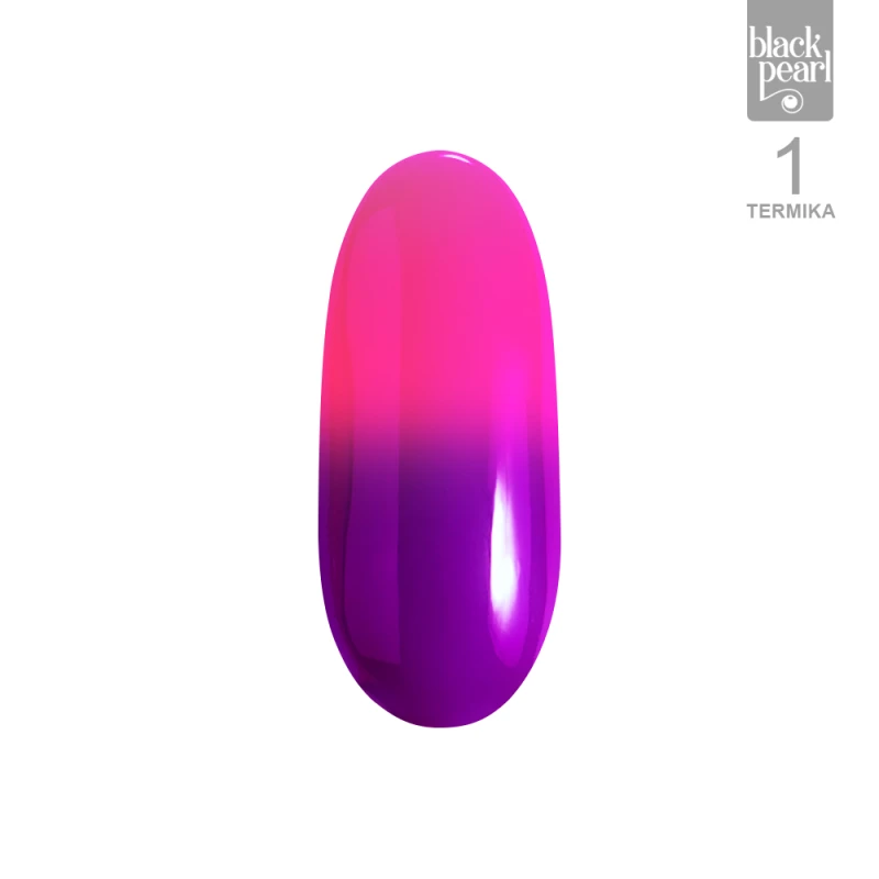 paznokcie efekt ombre różowo fioletowy zmiana koloru