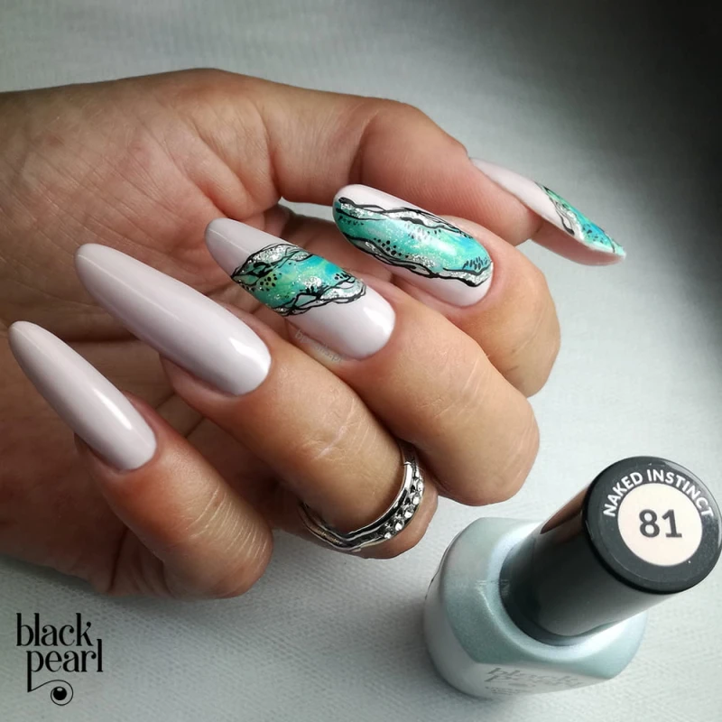 beżowe paznokcie naturalny look hybryda