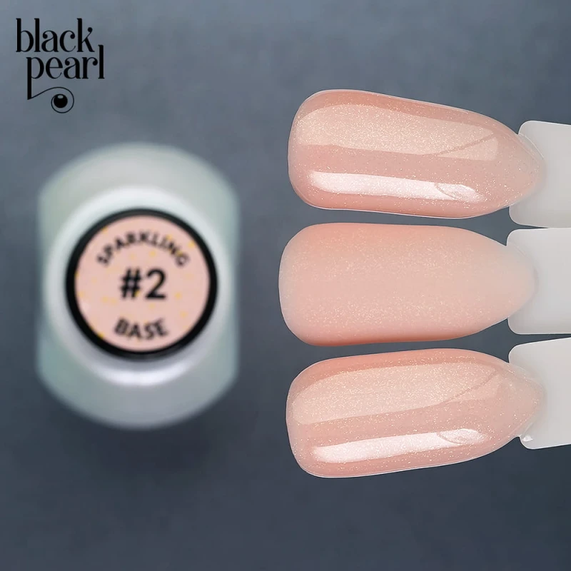 baza hybrydowa beżowa sparkle efekt