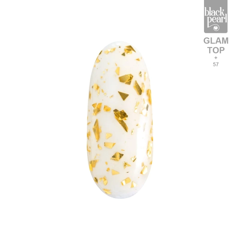 paznokcie złote glamour stylizacja hybrydowa