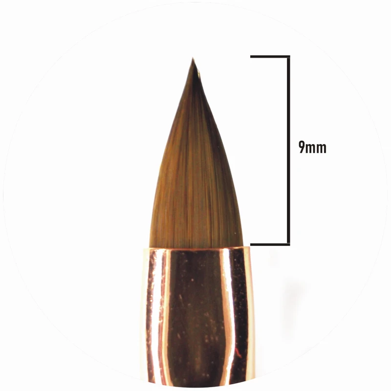 pędzelek trójkątny do żelu precyzyjne modelowanie paznokci