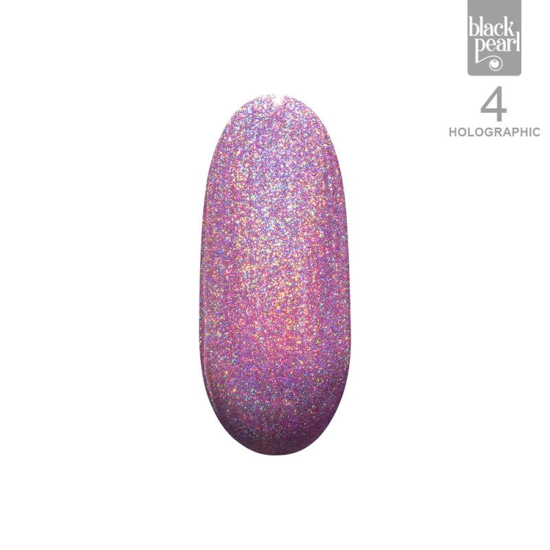 lakier hybrydowy różowo fioletowy efekt holo