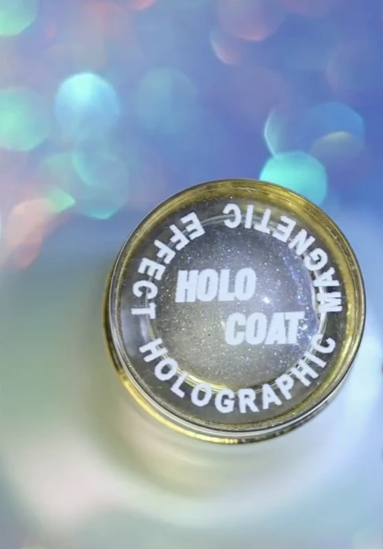 magnetyczny lakier do paznokci efekt holo