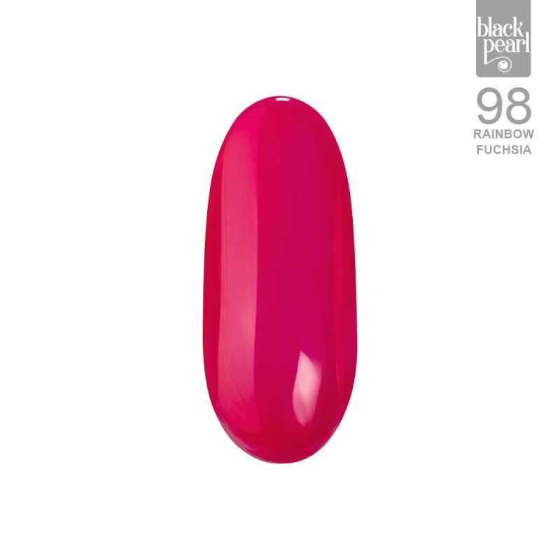 malinowy lakier hybrydowy z nutą fioletu paznokcie