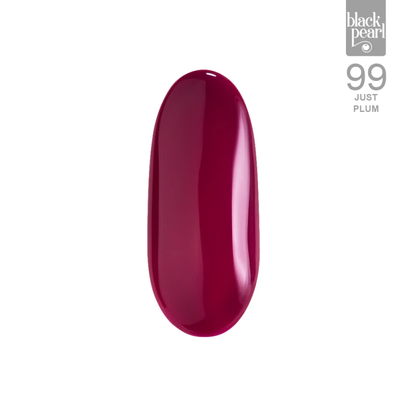 intensywny śliwkowy lakier hybrydowy paznokcie