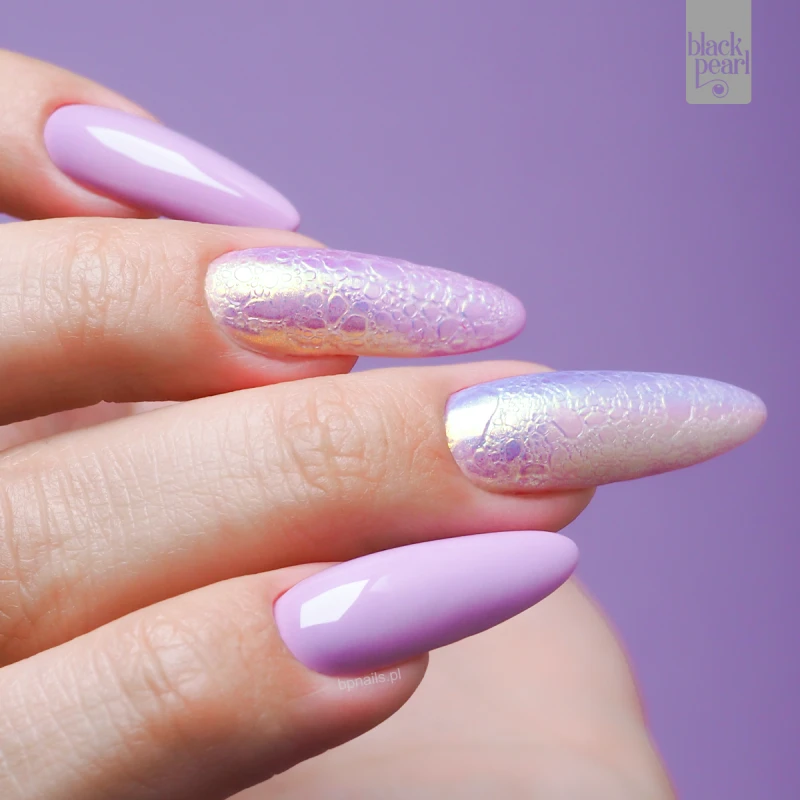paznokcie lawendowe lavender mist stylizacja
