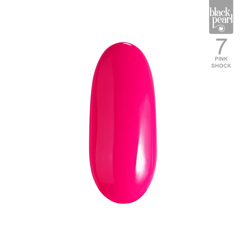 intensywny różowy lakier hybrydowy neon paznokcie