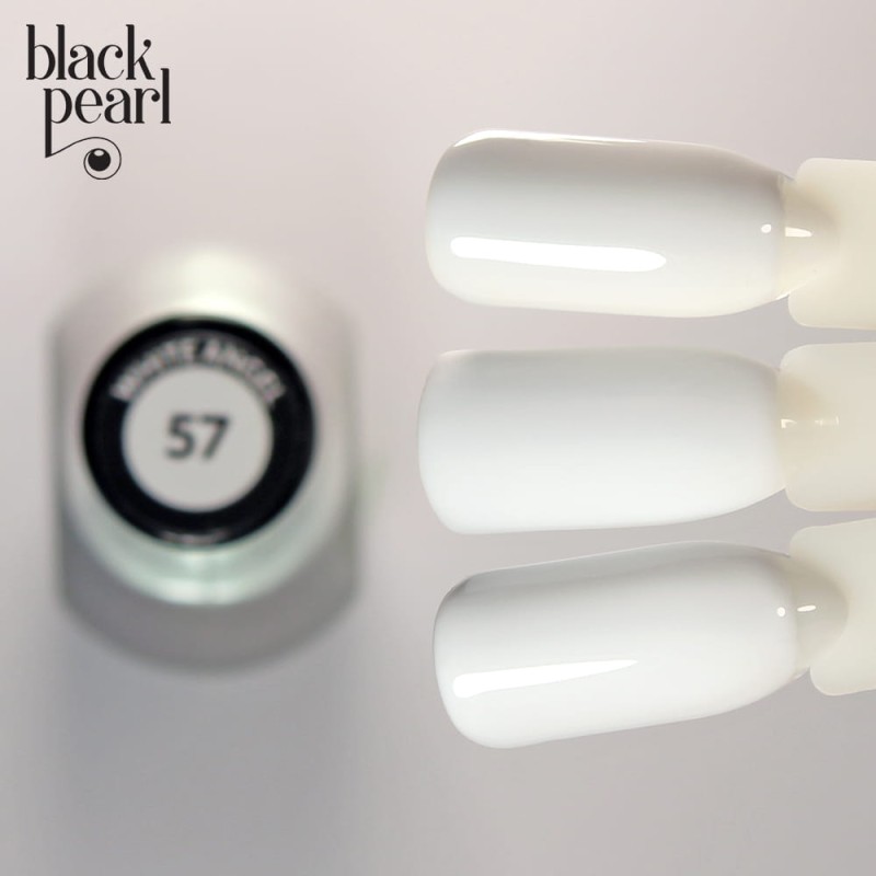 57 White Angel lakier hybrydowy Black Pearl