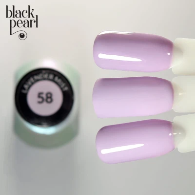 58 Lavender Mist lakier hybrydowy Black Pearl
