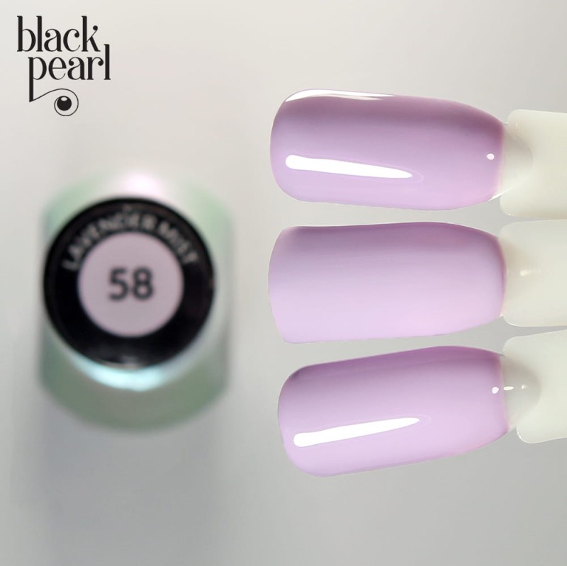 58 Lavender Mist lakier hybrydowy Black Pearl