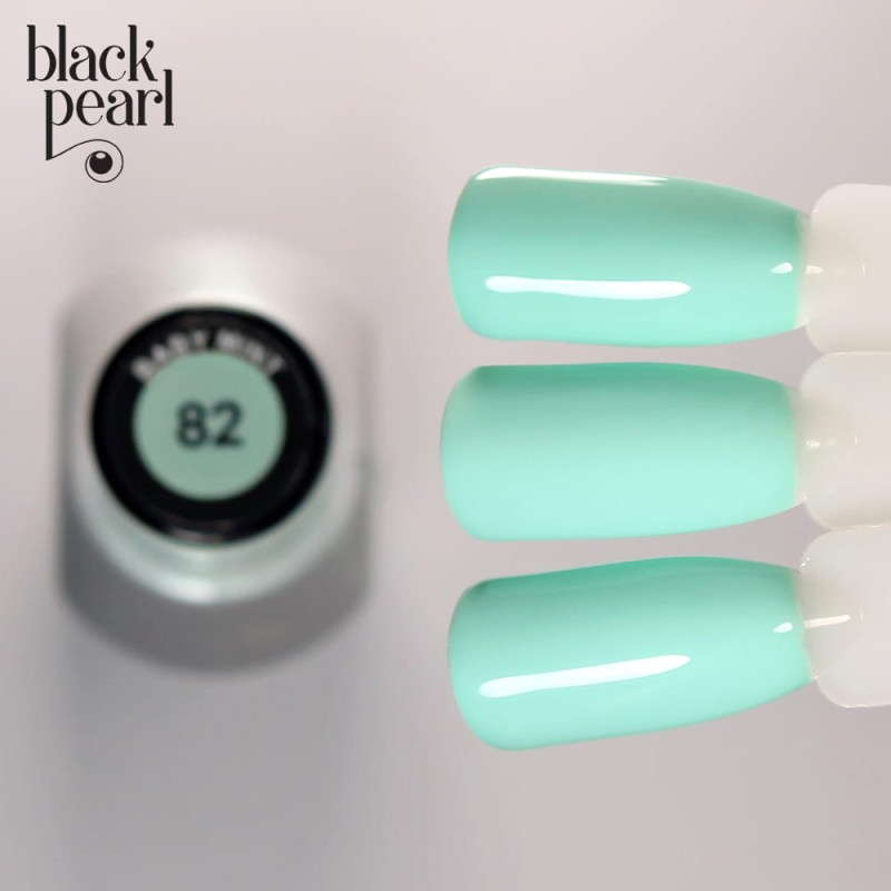 82 Baby Mint lakier hybrydowy Black Pearl